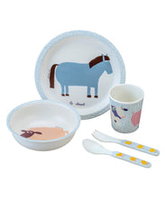 Load image into Gallery viewer, 5 Piece Kids Dinnerware Gift Set &#39;&#39;The Farm&#39;&#39;
