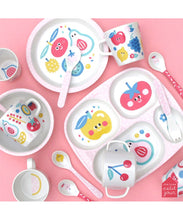 Load image into Gallery viewer, 5 Piece Kids Dinnerware Gift Set &#39;&#39;Tutti Frutti&#39;&#39;

