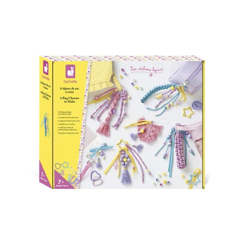 DIY-Taschenanhänger-Set, 6 Anhänger zum Gestalten
