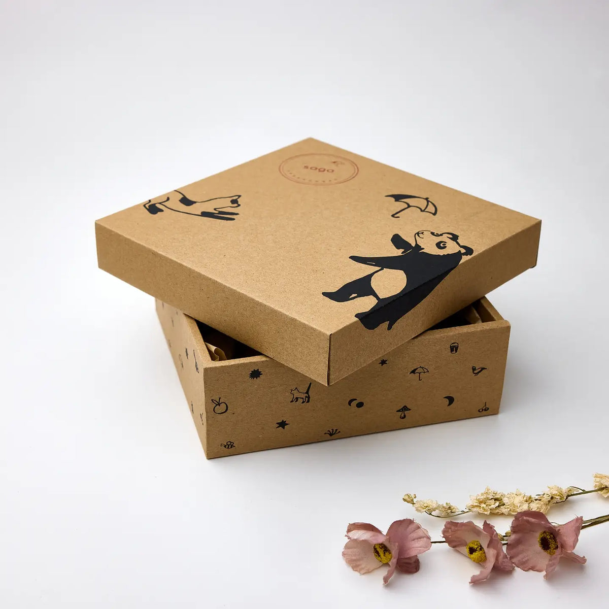 Baby Gift Box, Green Tones