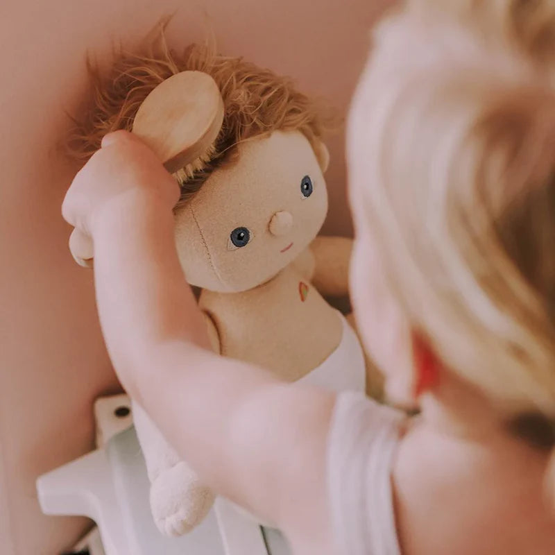 Doll Hairbrush, Pinewood