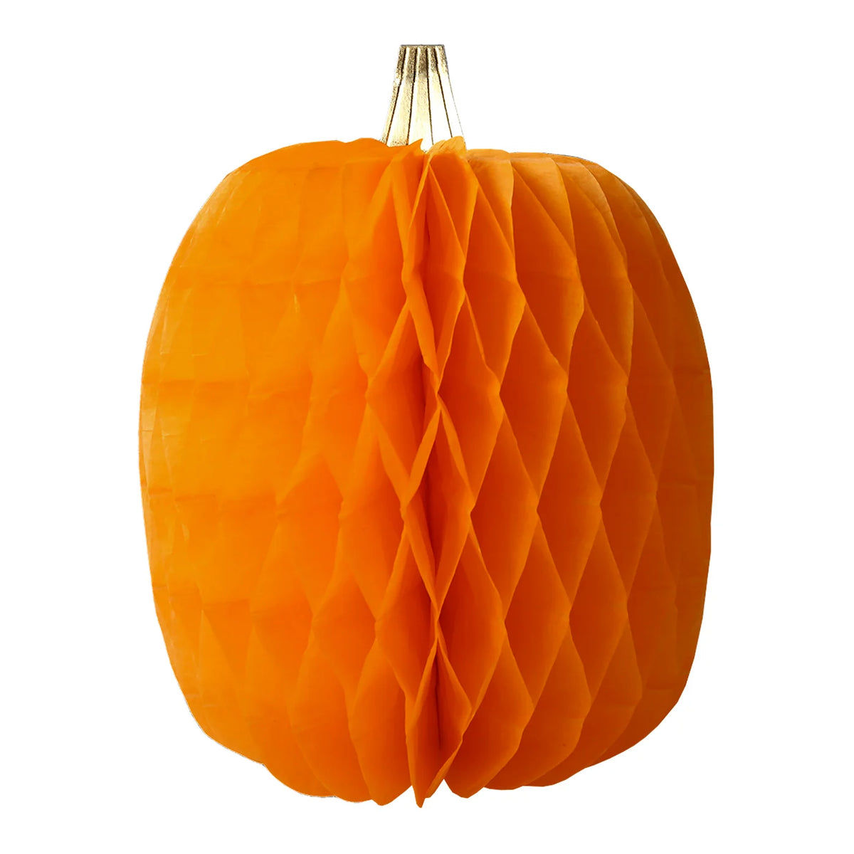 Honeycomb Pumpkins, Halloween Deco