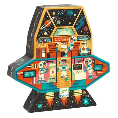 54-teiliges Puzzle, Raumstation