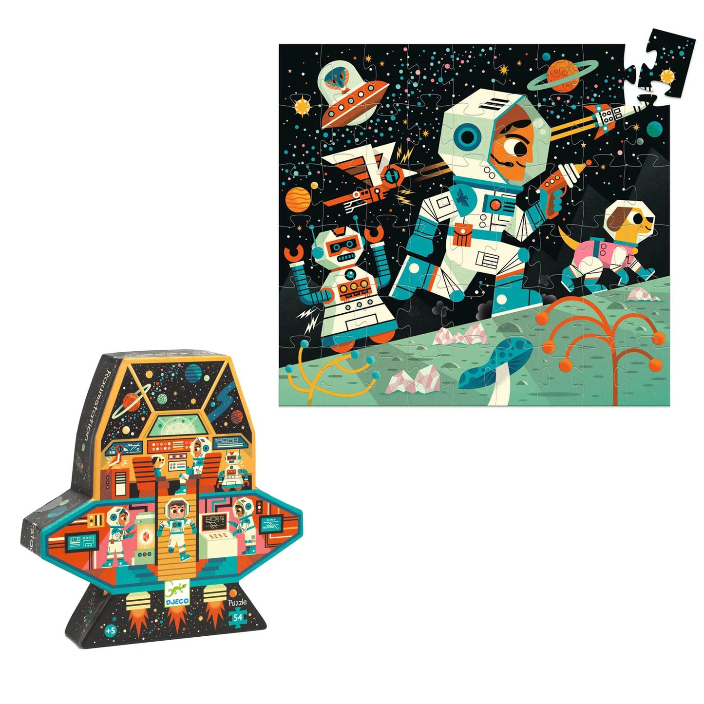 54-teiliges Puzzle, Raumstation