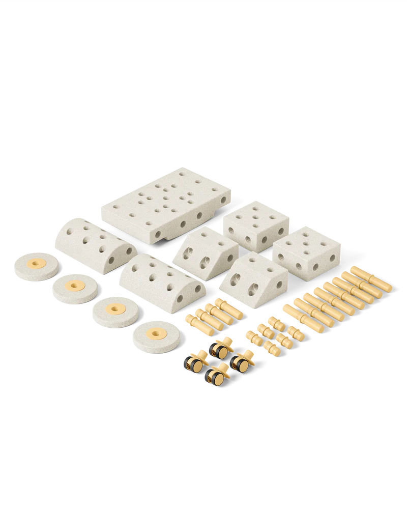MODU Dreamer Set, Sandgrau / Honiggelb