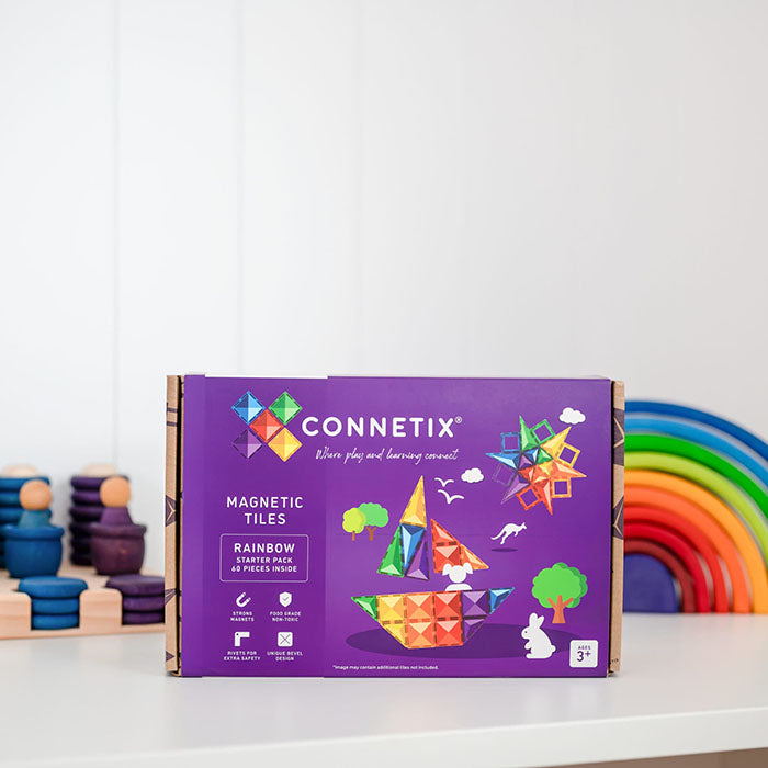 Connetix ''60 Piece Rainbow Starter Pack, EU''