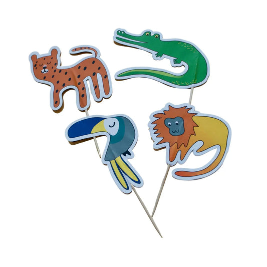 Cake Toppers ''Tropical Animals''