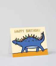 Load image into Gallery viewer, Party Dino Birthday Card
