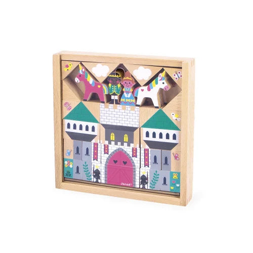 Wooden Blocks Set, Enchanted Kingdom