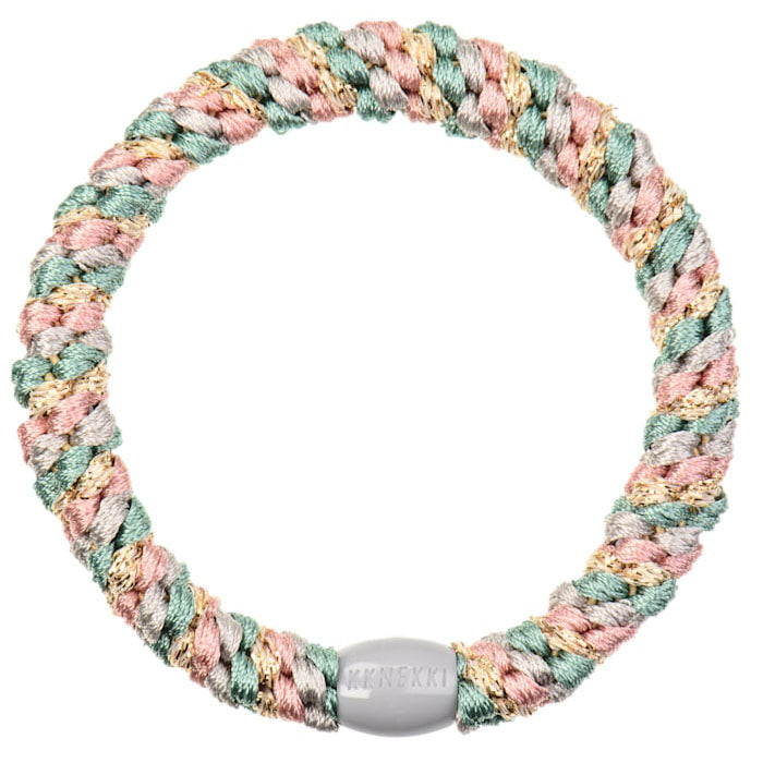 Kknekki-Haargummi, Mix Faded Green Pink Glitter