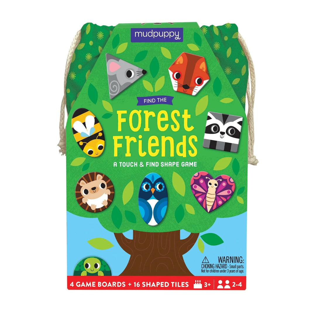 Finde die Waldfreunde „Ein Spiel zum Berühren und Finden von Formen“