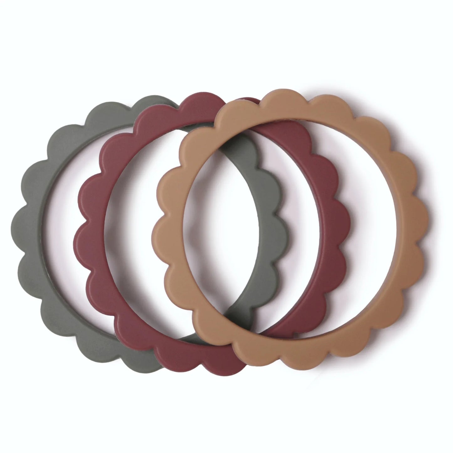Blumen-Beißarmband ''Getrockneter Thymian, Beere, Natur''