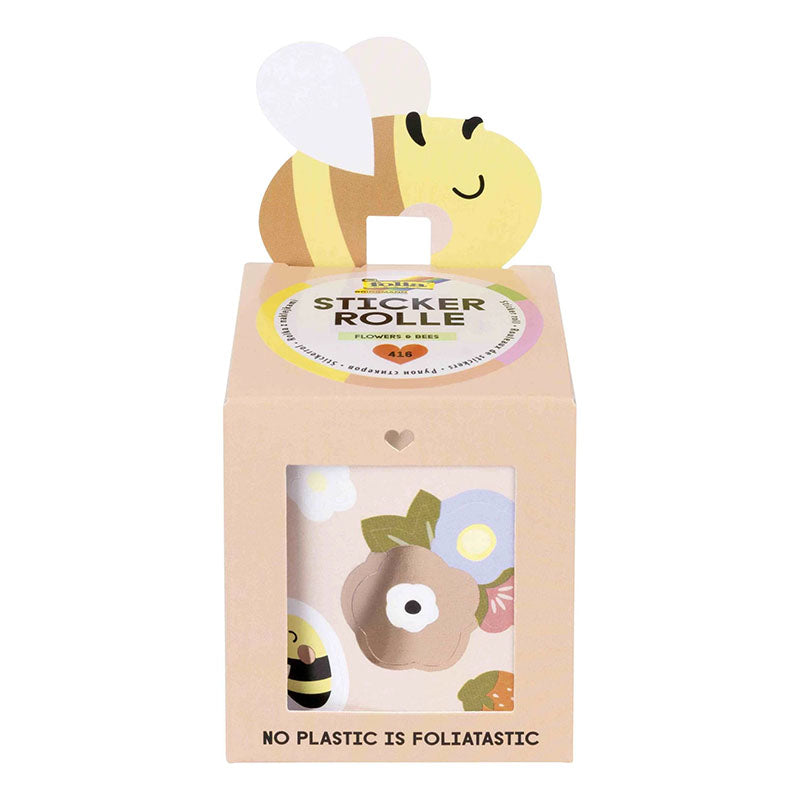 Sticker Roll, Flowers & Bees