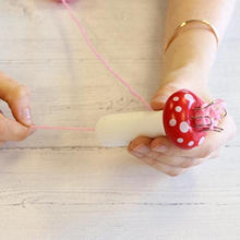 Load image into Gallery viewer, French knitting kit with instruction, Mushroom
