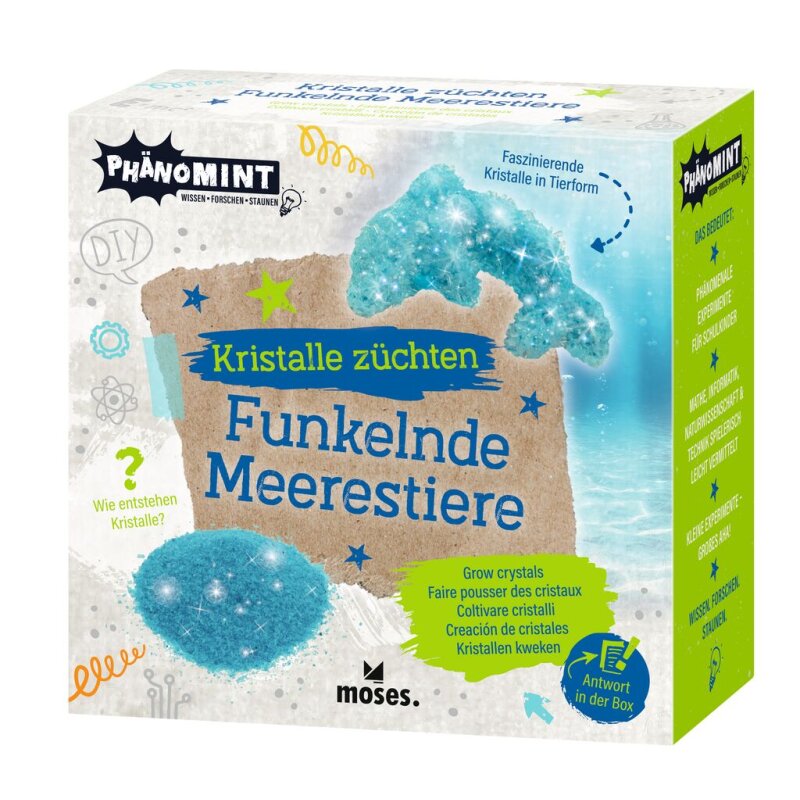 Funkelndes Kristallzuchtset, Blauer Delfin