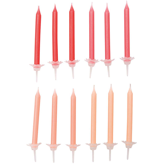 Kerzenset „Pinks“, 24er-Set