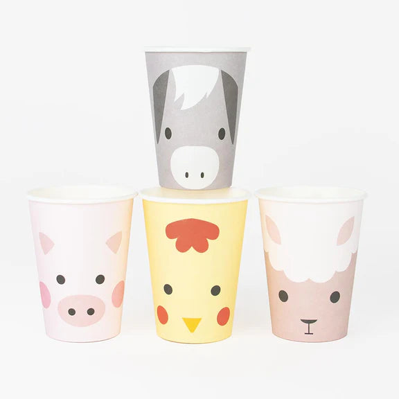 Paper Cups ''Farm Animals''
