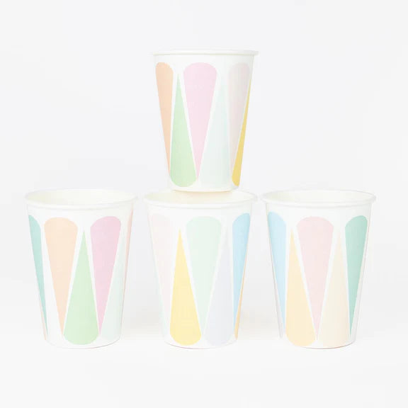 Paper Cups ''Pastel'', Set of 8