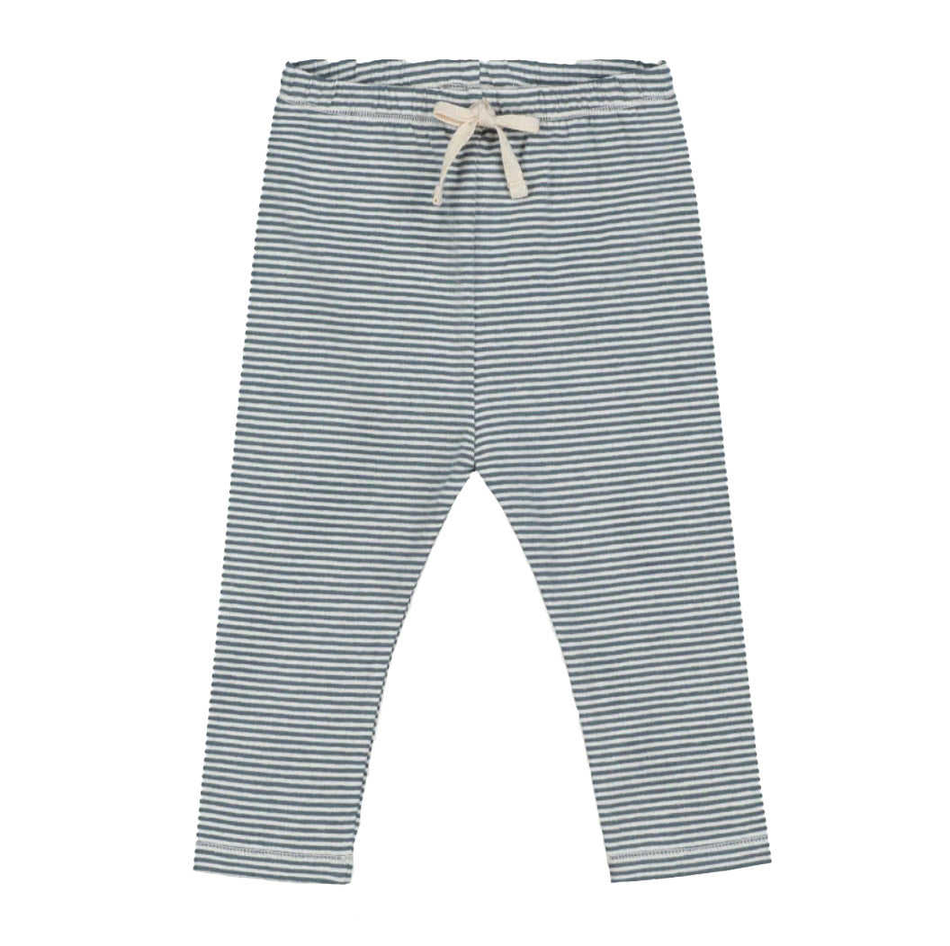 Baby Leggings ''Blue Grey'' GOTS Organic Cotton