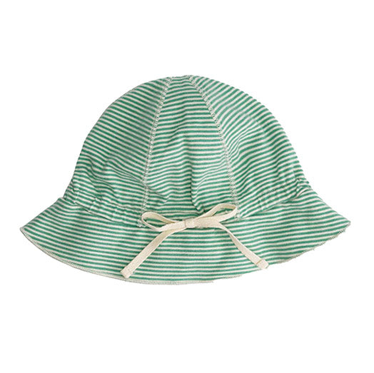 Baby Sun Hat ''Bright Green'' GOTS Organic Cotton