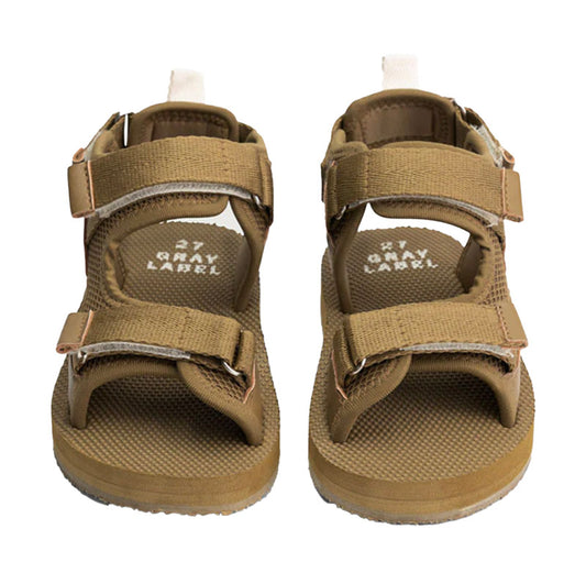 Graue Label Riemchen-Sandalen für Kinder ''Erdnuss''