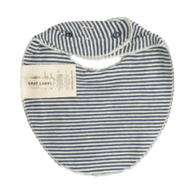 Lade das Bild in den Galerie-Viewer, Baby-Lätzchen GOTS Bio-Baumwolle, Blau Creme
