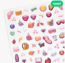 Load image into Gallery viewer, Mini Puffy Stickers, Girl Boss
