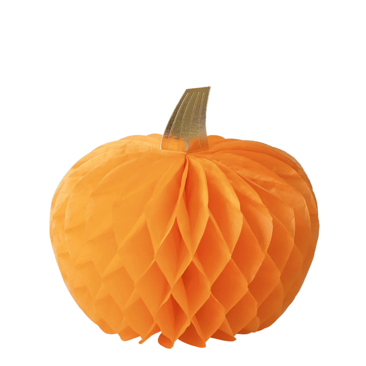 Honeycomb Pumpkins, Halloween Deco