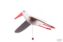 Load image into Gallery viewer, Wooden Swinging &#39;&#39;Stork&#39;&#39;
