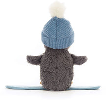 Lade das Bild in den Galerie-Viewer, Plüschtier &#39;&#39;Jellycat Peanut Pinguin Snowboarden Klein&#39;&#39;
