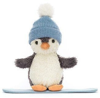 Plüschtier ''Jellycat Peanut Pinguin Snowboarden Klein''