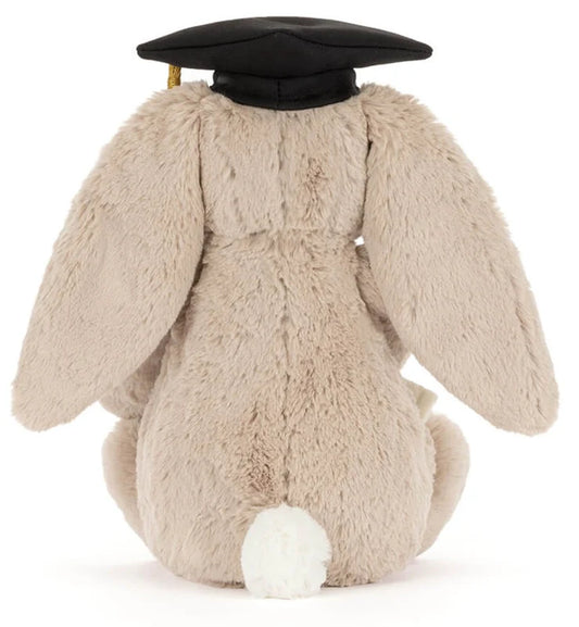 Jellycat Bashful Bunny im Abschluss-Outfit, Kuscheltier