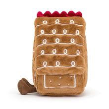 Lade das Bild in den Galerie-Viewer, Jellycat &#39;&#39;Amuseables Lebkuchenhaus&#39;&#39; Kuscheltier
