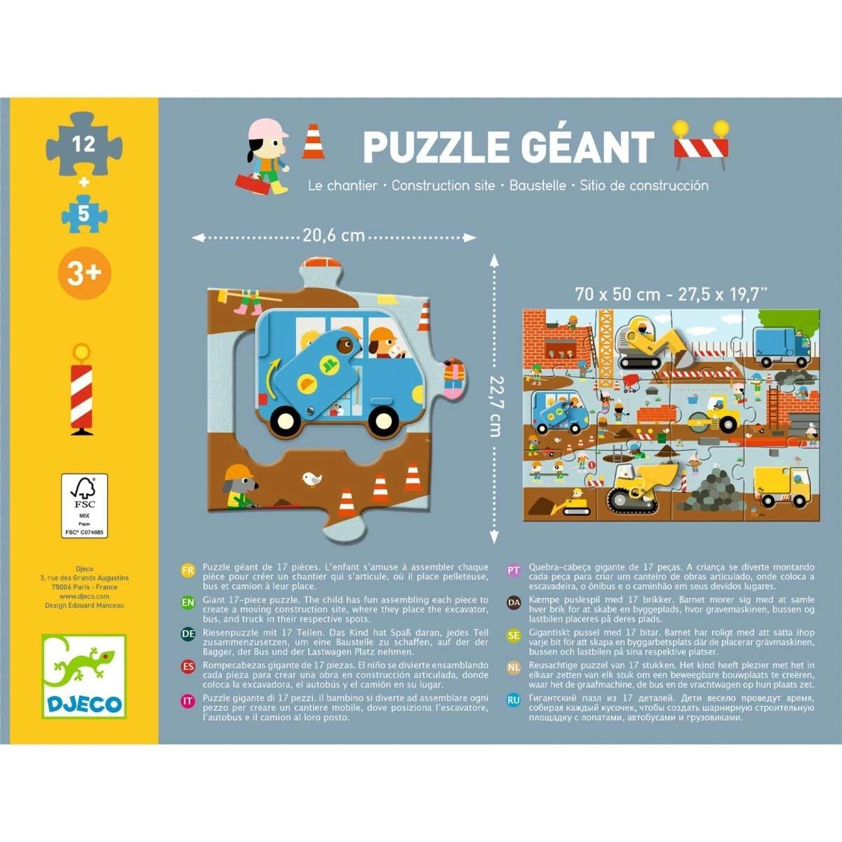 Floor Puzzle: Construction Site