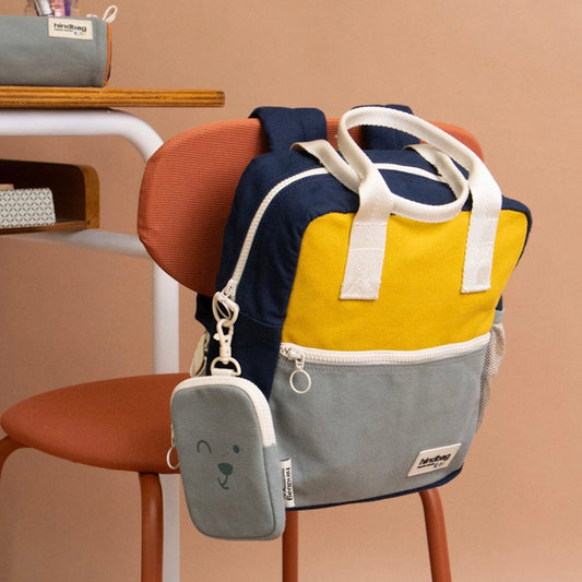 Children's Arthur Backpack, Tricolour Saffron