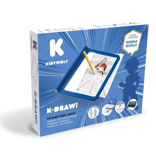 LED-Zeichenbrett - K-Draw Manga Pro Blau