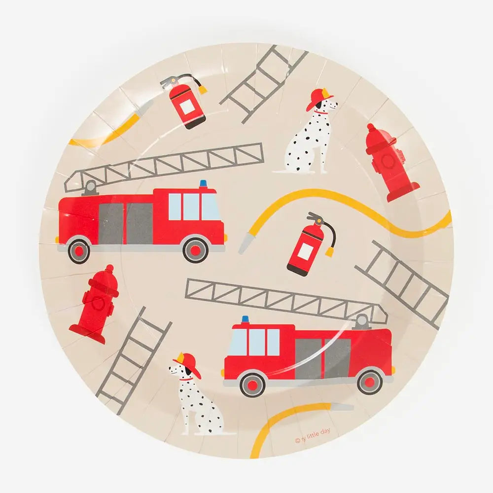 Paper Plates ''Firefighter''
