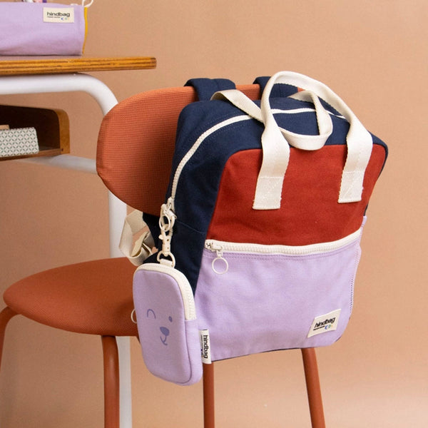 Children's Arthur Backpack, Tricolour Terracotta
