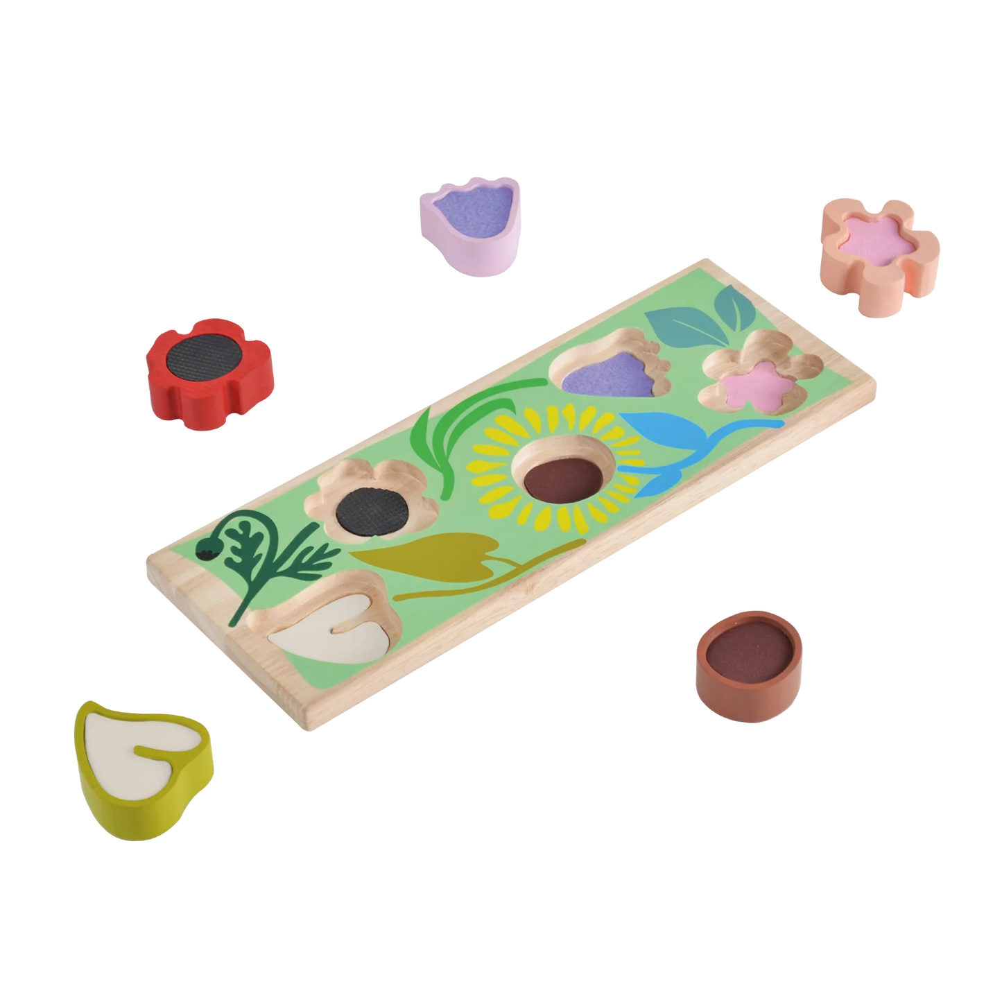 Sensorisches Puzzle-Spielzeug, Wilder Garten