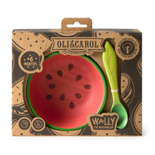 Load image into Gallery viewer, Bowl &amp; Spoon Set, Wally the Watermelon
