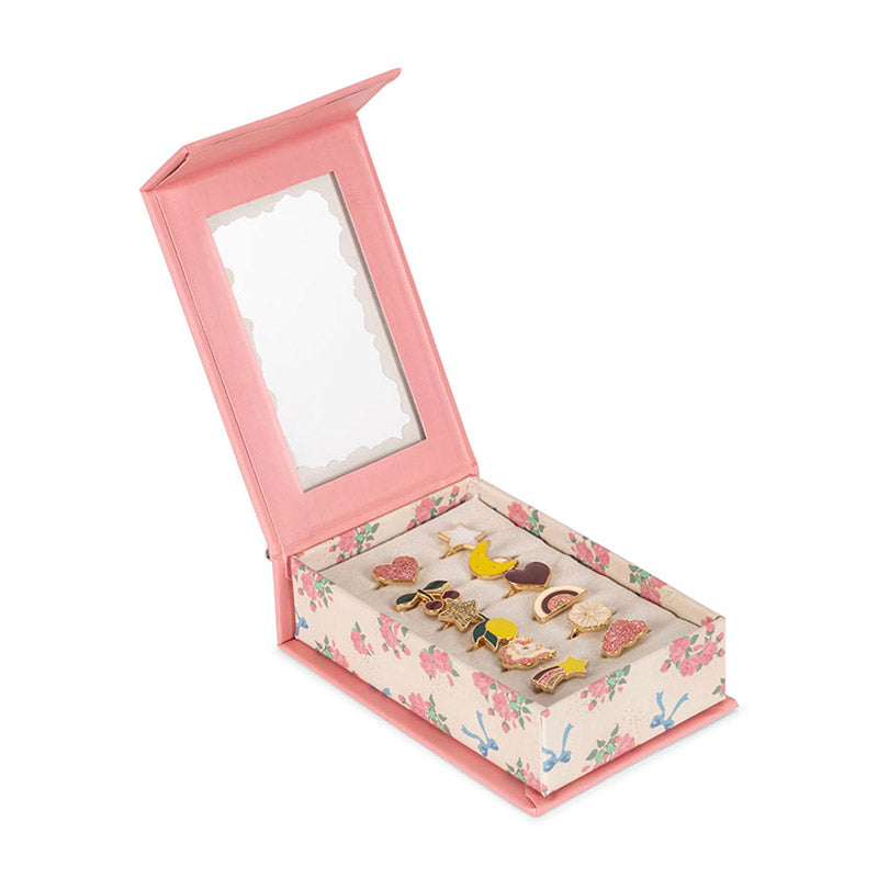 Konges Sloejd Ring Set, 12 Pieces