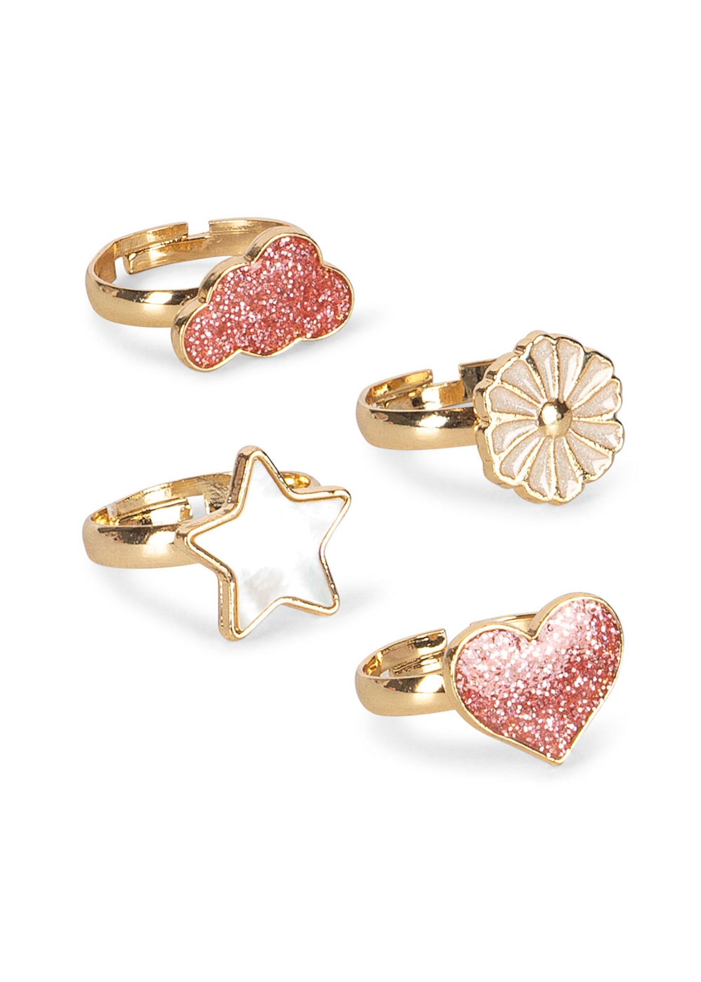 Konges Sloejd Ring Set, 12 Pieces