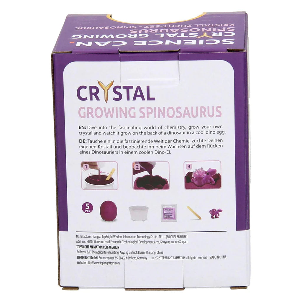 Crystal Dinosaur Growing Kit, Spinosaurus