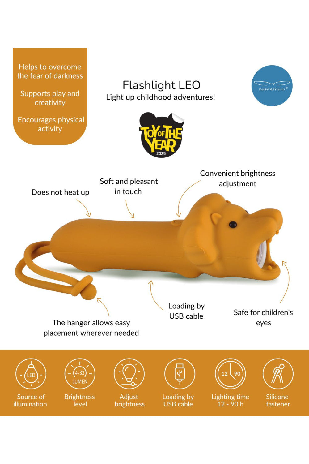 Taschenlampe, Löwe
