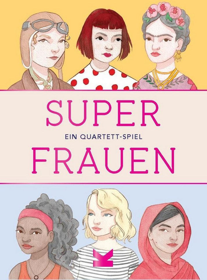 Kartenspiel „Super Frauen“, deutschsprachig