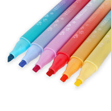 Load image into Gallery viewer, Set of 6 Double-Tip Markers with Overwritable Colours,  Meow
