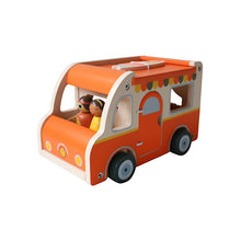 Lade das Bild in den Galerie-Viewer, Retro Holz Camping Van Spielzeug
