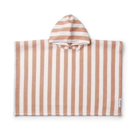 Roomie Poncho „Tuscany Rose Stripe“ 1 - 2 Jahre