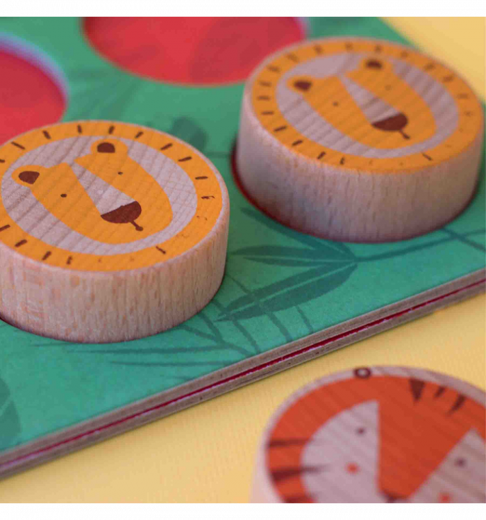 Holzspiel „Tic Tac Toe“