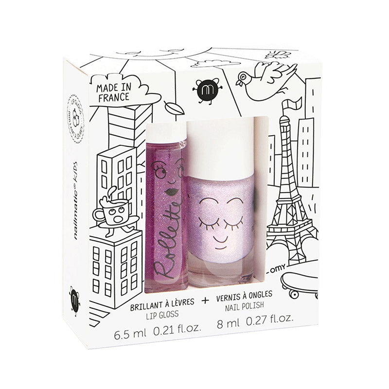 Kids' Makeup Set, Nail Polish and Lip Gloss - Lovely City